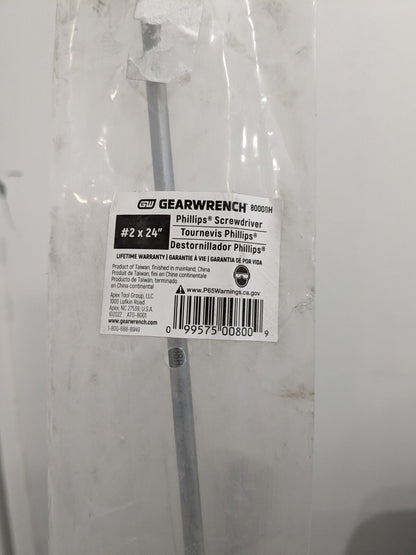 GEARWRENCH Philips Screwdriver: #2 80008H
