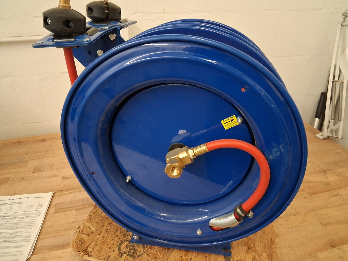 COXREELS Hose Reel With Hose 50ft Long 3/8" ID Hose C-LP-350-350