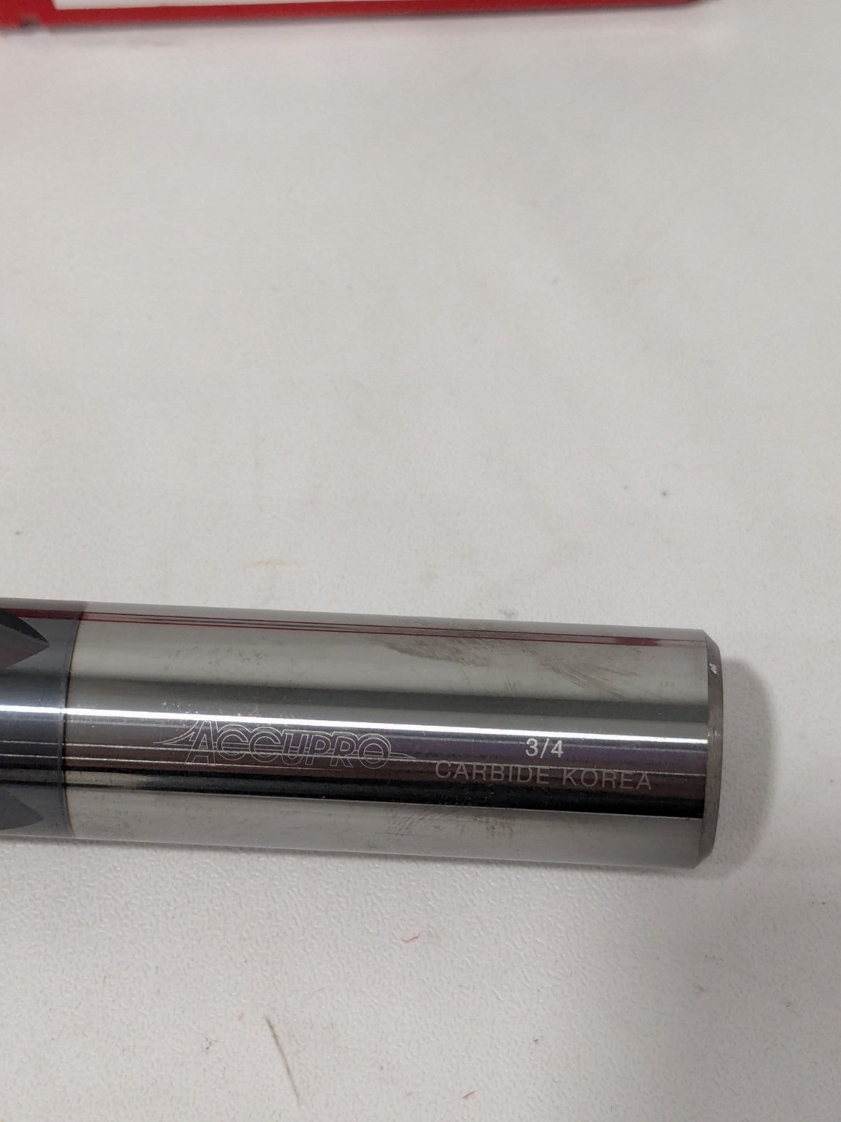 Accupro Square End Mill: 3/4" Dia, 2" LOC 4-1/2" OAL, Solid Carbide 87635942