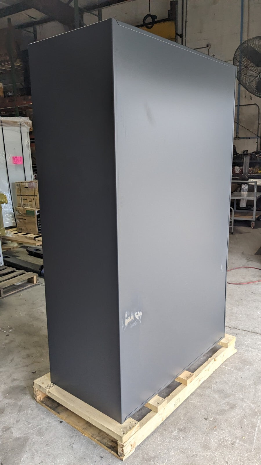 Valley Craft Industrial Storage Cabinet 14 Ga. Steel Grey 48 x 24 x 78 F89109