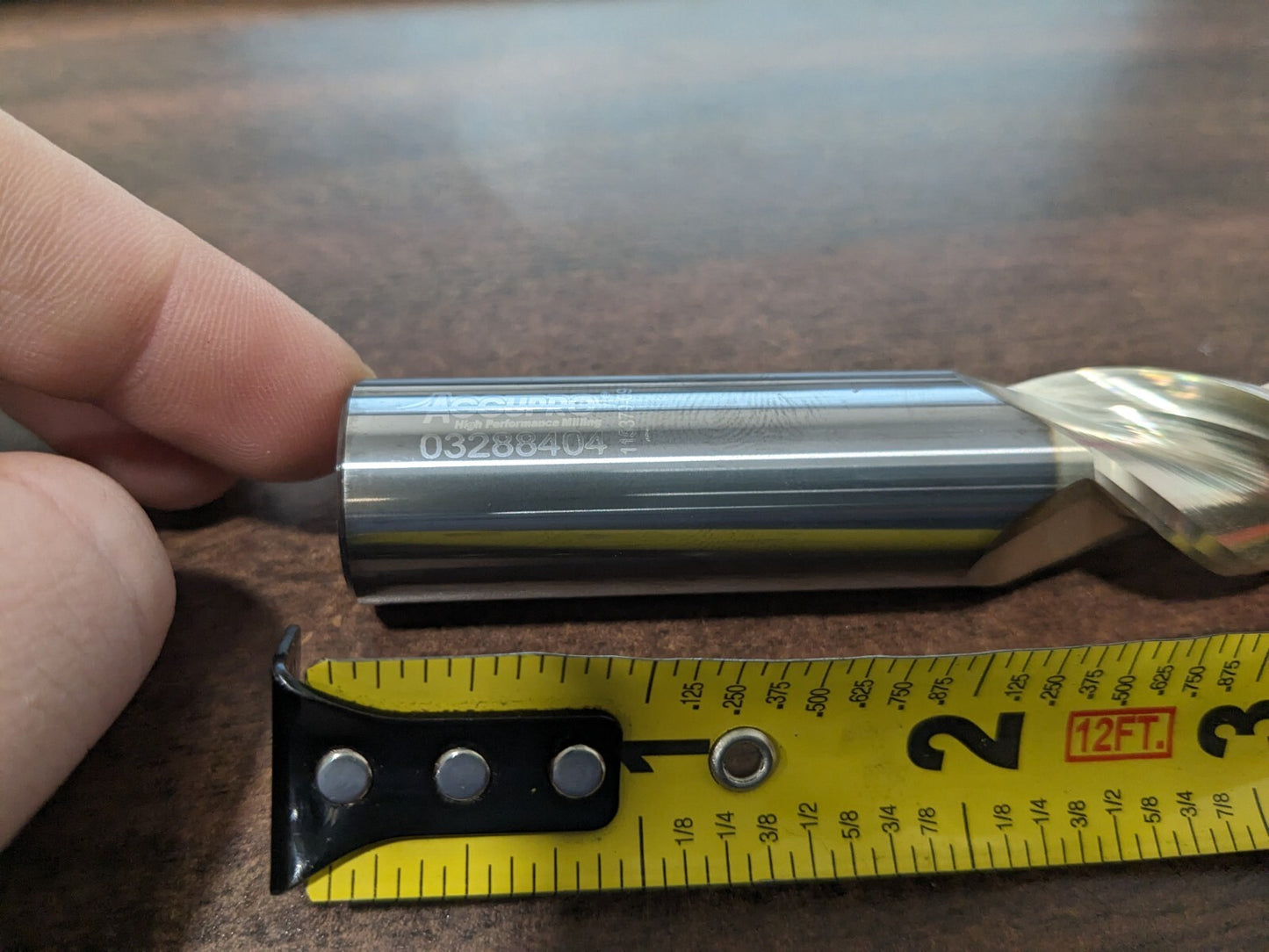 ACCUPRO Ball End Mill: 3/4″ Dia, 1-5/8″ LOC, 3 Fl carbide 35075026BNC5