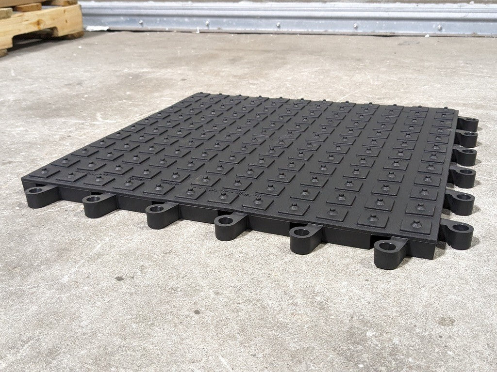 Set of 8 Wearwell Ergodeck Interlocking Anti-Fatigue Mat 18" x 18" Tiles