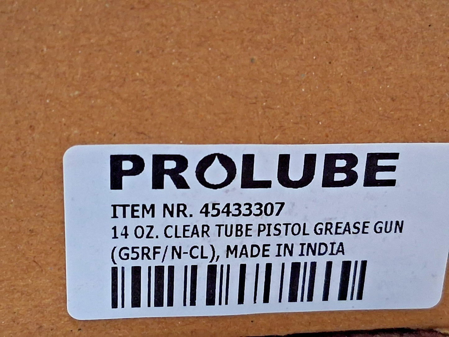 Pro-Lube Manual Grease Gun 5,000 PSI 14 oz Cartridge 45433307