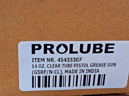 Pro-Lube Manual Grease Gun 5,000 PSI 14 oz Cartridge 45433307