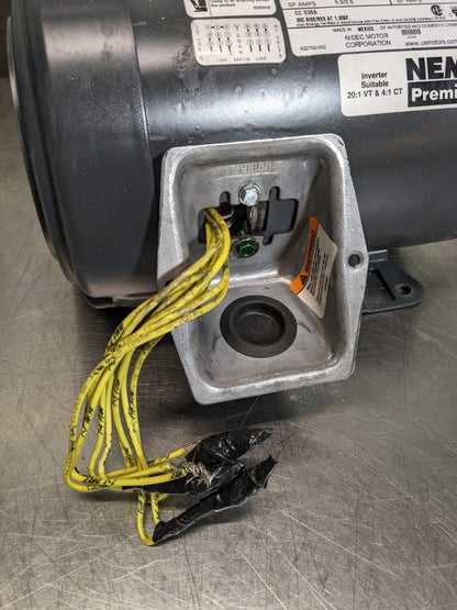 US Motors U32P2D General Purpose Motor 1.5 HP 208-230/460V 3 Phase DAMAGE