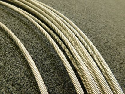 Pro-Grade Aircraft Cable 50ft 1/4" Diam 8,200 Lb Breaking Strength 45701166