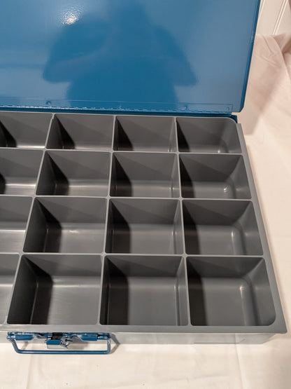 Durham Small Parts Storage Box: 20 Compartments, 18.31" OAW, 12.43 OAD, 3.06 OAH