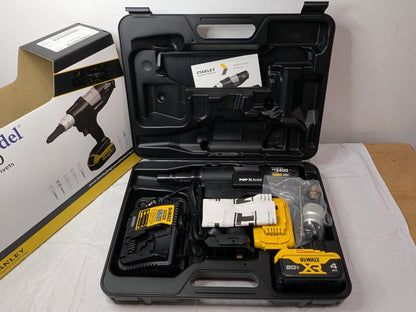 Stanley POP ProSet PB3400 Cordless Rivet Tool w/Battery &amp; Charger PB3400-NA2
