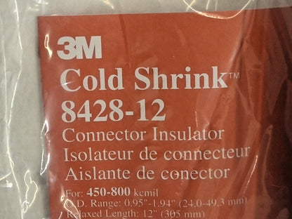 3M Heat-Shrink & Cold-Shrink Sleeve 1.94" ID Before Shrinking 12" OAL 7000005950