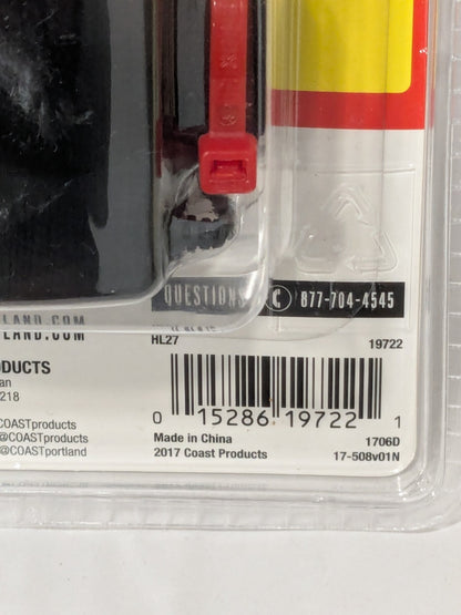 Coast Products 3AA LED Black/Red Focusing Head Lamp 19721
