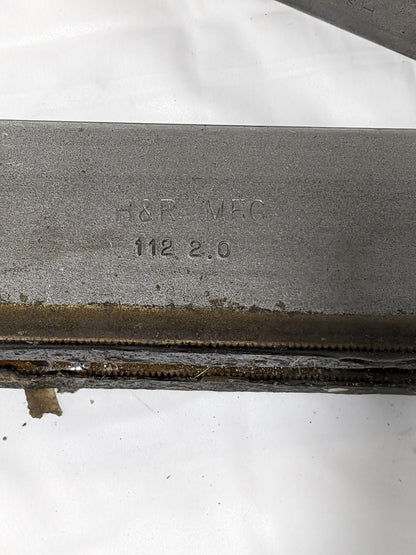 H&R Soft Lathe Chuck Jaw: Serrated 2" OAW, 2" OAH, 5-1/4" OAL Qty 2 HR-112-2.0