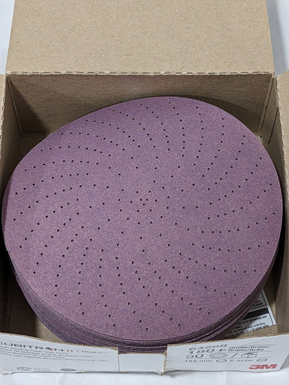 3M Cubitron II Hookit 732U 6" Hook & Loop Disc Qty 50 64268