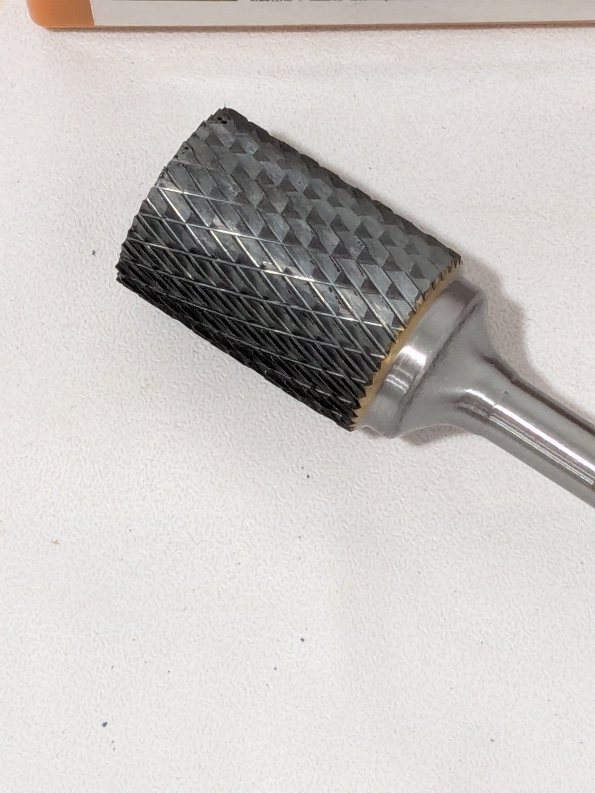 Hertel Abrasive Burr SA-7 3/4" Cut Dia, Cylinder W/Flat End, Double Cut 18653758