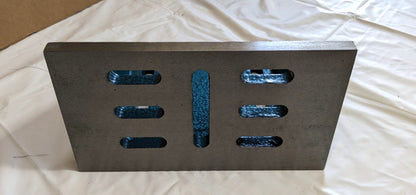 Webbed Angle Plate 10" W x 6" D x 8" H  Partially Machined Cast Iron  418-4545