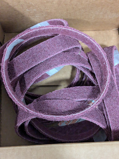 Norton Abrasive Belt: 1" Wide, 18" OAL, Aluminum Oxide Box of 13 66261017898