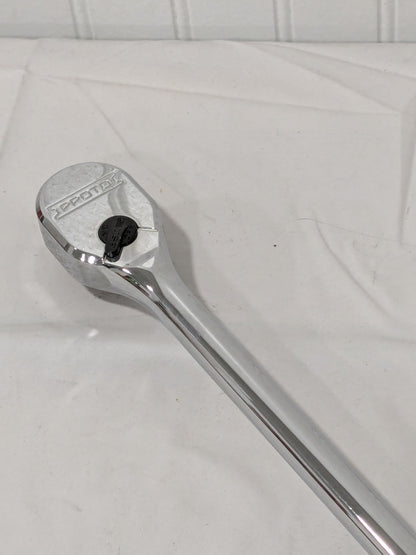 Proto Pear Head Ratchet Extra Long 1/2" Drive Size, 25-11/16" OAL J5426HTC