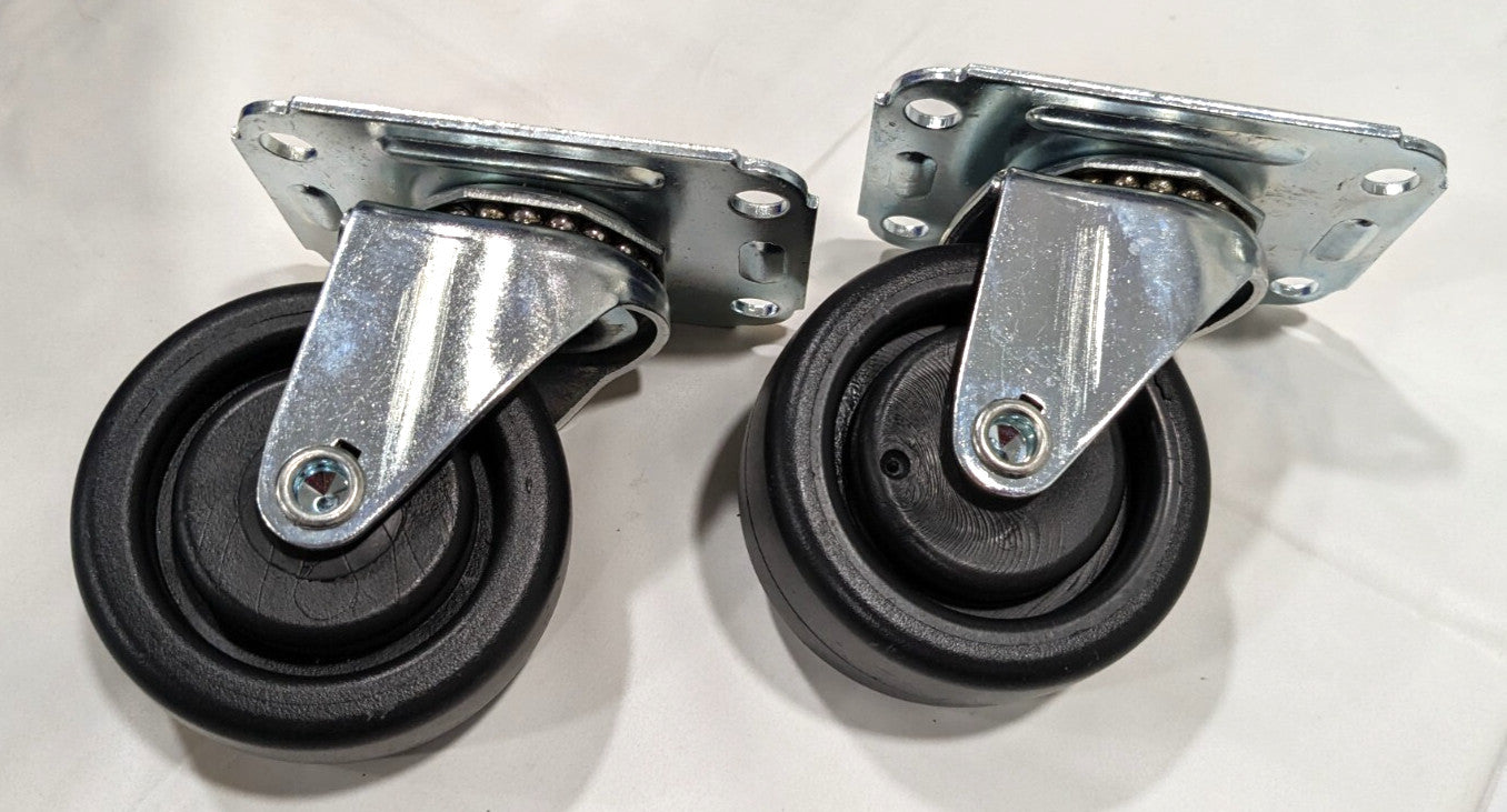 Swivel Top Plate Caster  3" Dia  x 1-1/4" Width  250Lb Cap *QTY 2*  C53PP3S2