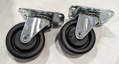 Swivel Top Plate Caster  3" Dia  x 1-1/4" Width  250Lb Cap *QTY 2*  C53PP3S2