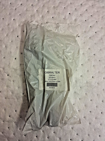 Gibraltar Forged Steel U Shaped Strap Clamp 3-1/4" Wide x 1-3/8" High SID-924-G