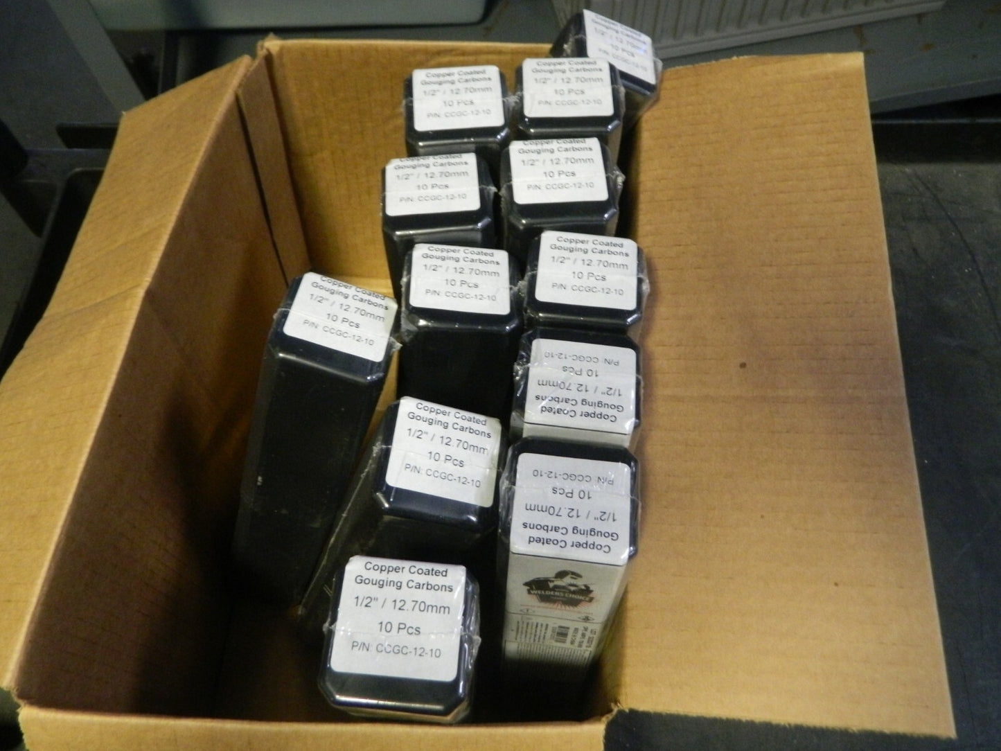 Welders Choice Copper Arc Welding Electrode 12" x 1/2"  Qty 120 Pcs CCGC-12-10