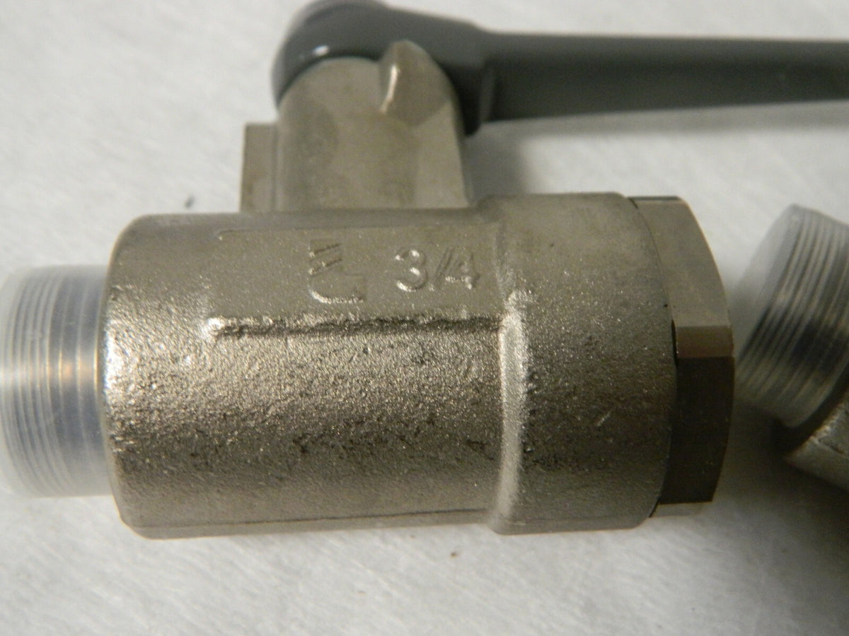Legris 3/4" Pipe Brass Standard Ball Valve Qty 3 0401 18 27