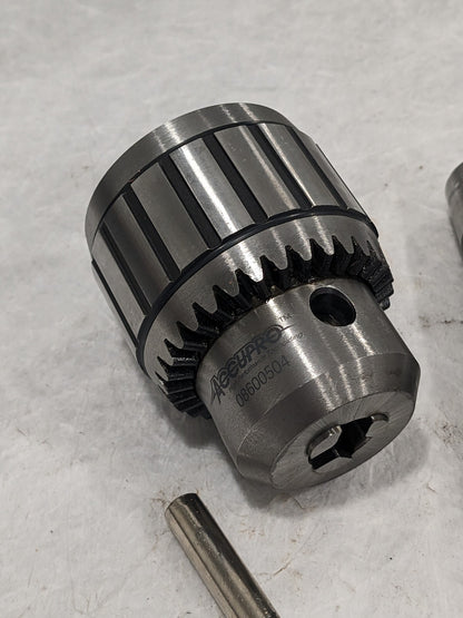 Accupro Drill Chuck: 1/32 to 5/8" Capacity, Tapered Mount, JT3 51233542