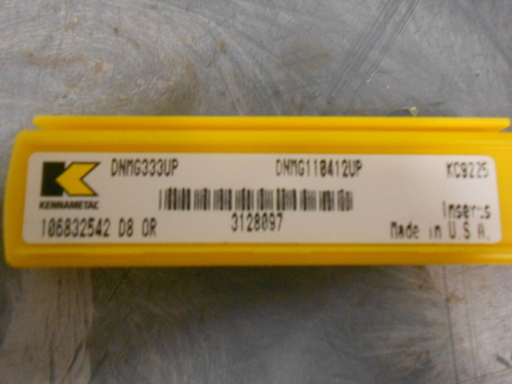 Kennametal DNMG333UP DNMG110412UP KC9225 Carbide Turning Inserts  QTY 5 3128097