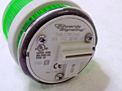 Edwards Signaling Tower Light Module 120VAC LED Multimode Green 248LEDMG120A