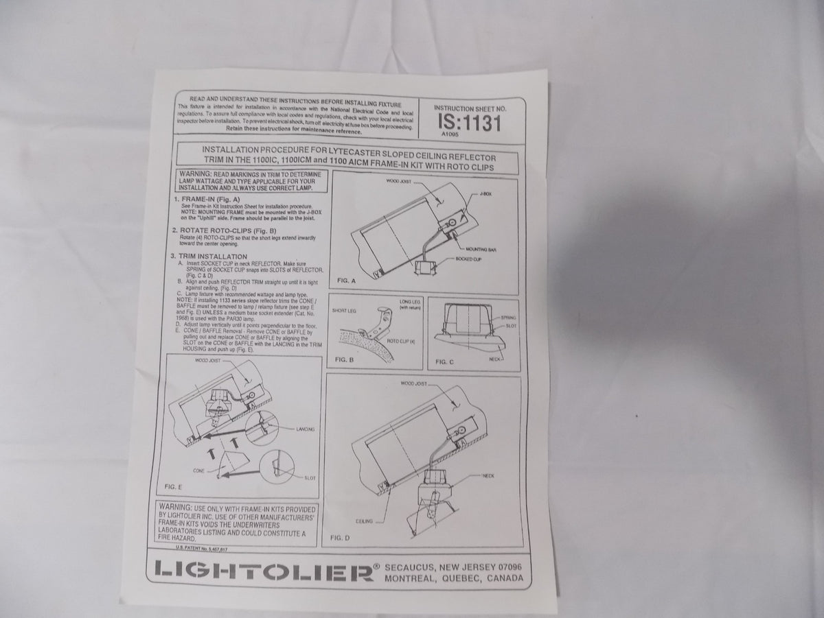 Lytecaster Steep Slope Reflector Trim 30-45 Degrees Finish: Specular Gold