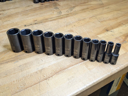 Gearwrench 183-Piece Master Impact Socket Set 6-Point SAE/Metric Standard/Deep