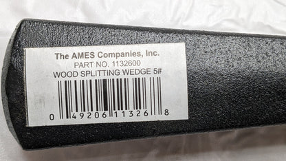 AMES 1 Pair of 5 Lb Wood Splitting Wedges 2-1/2 in Wide 1132600