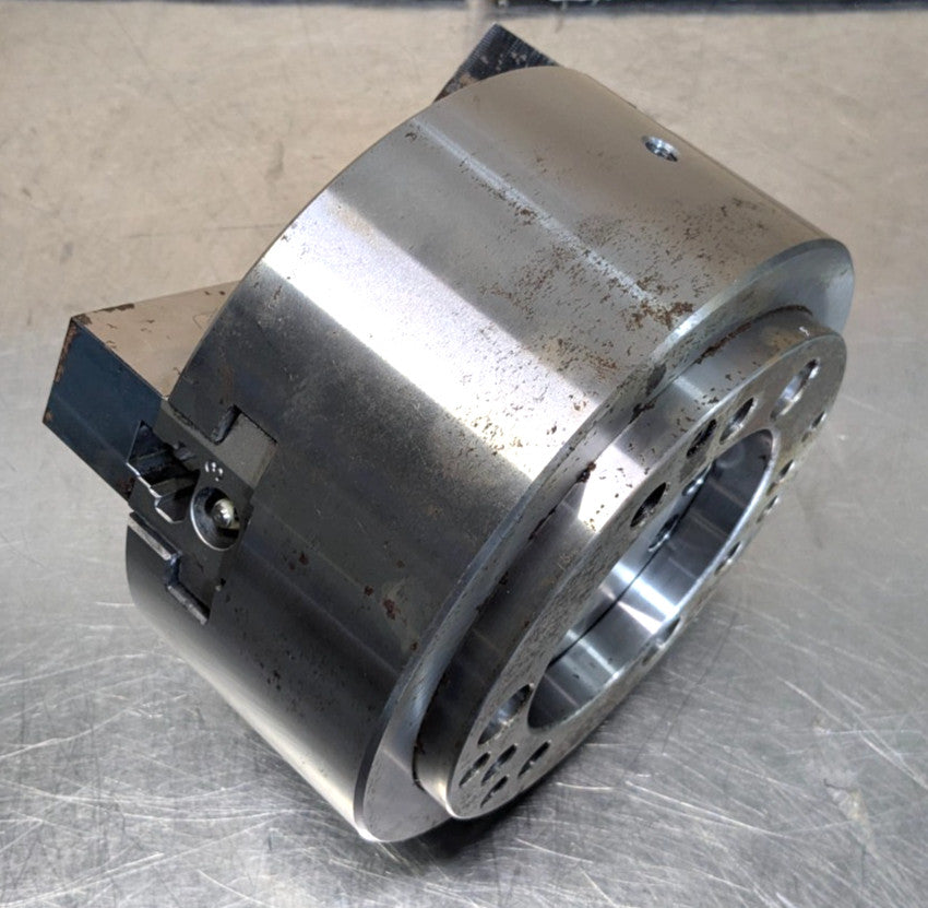 ATLAS WORKHOLDING Hydraulic Lathe Chuck  8" Diameter  3-Jaw  A2-6 Mount  AT