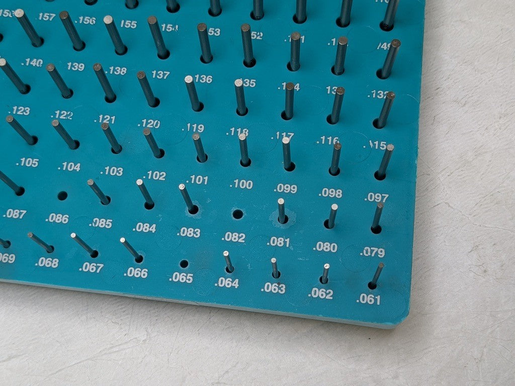Meyer Gage Steel Pin Gage Set 0.061" - 0.250" Class Z Minus MISSING GAGES