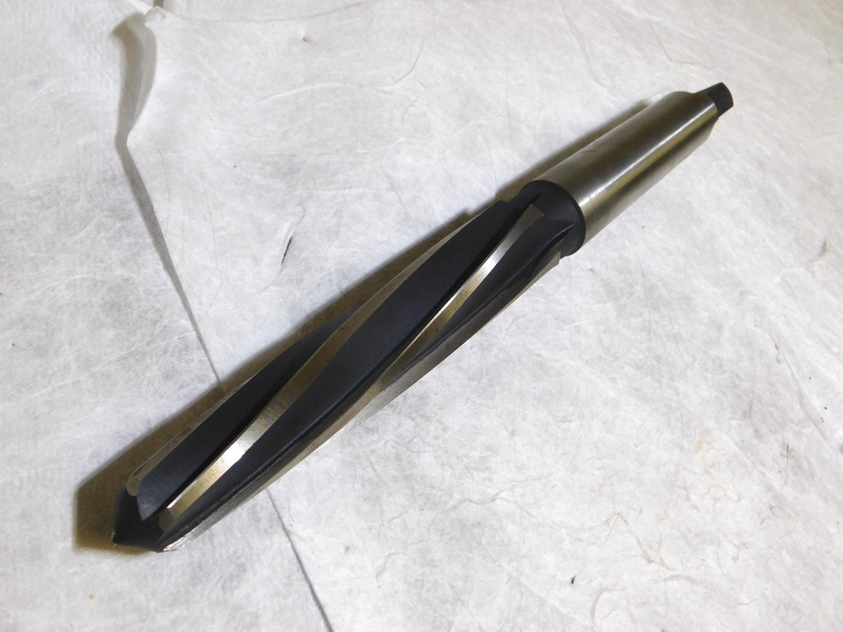 Interstate HSS 4MT Shank Bridge Reamer 1-5/16 Dia Spiral Flute 13 OAL 02361202