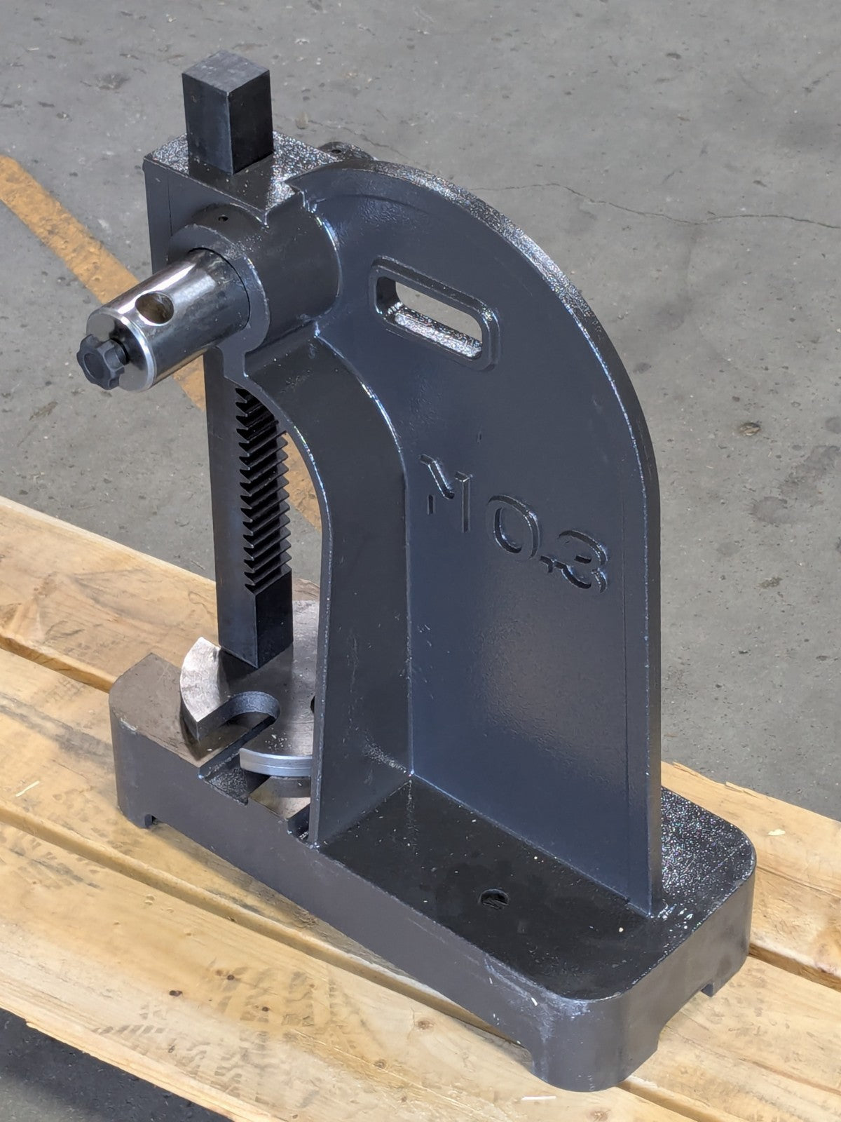 Single Leverage Arbor Press 3 Ton Max. Pressure 18" Stroke MISSING LEVER