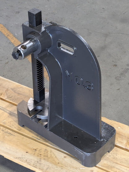 Single Leverage Arbor Press 3 Ton Max. Pressure 18" Stroke MISSING LEVER