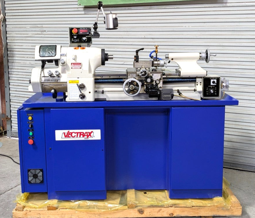 VECTRAX 11 x 18 Toolroom Lathe 220V 3PH  3HP VFD Speed Control  *Scratch & Dent*