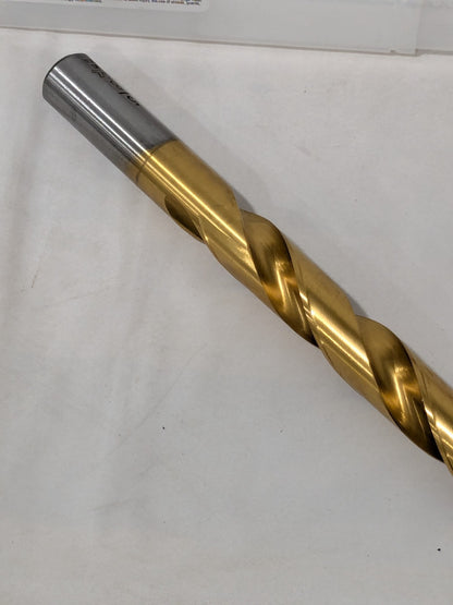 Chicago-Latrobe Jobber Length Drill Bit: 5/8" (0.6250) Dia, 118º, HSS 70240