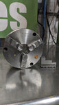 HERTEL Manual Lathe Chuck 8 Dia 3 Jaws Self-Centering Solid Jaws 2,500 Max RPM