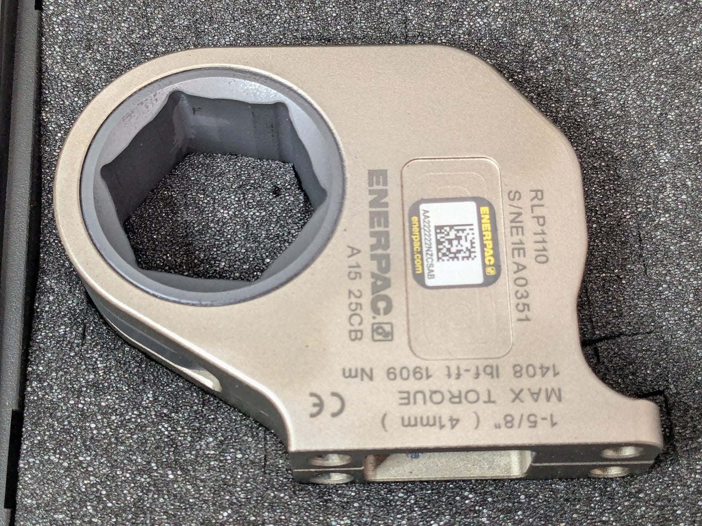 Enerpac RLP1110 RSL1500 Imperial/Metric Cassette 1-5/8" Hexagon AF Size RLP1110