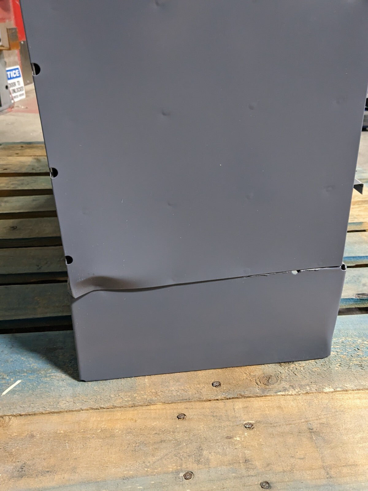 Durham Steel Bin Storage Cabinet 96 Drawer 62 x 34 x 12 022-95 Scratch N Dent