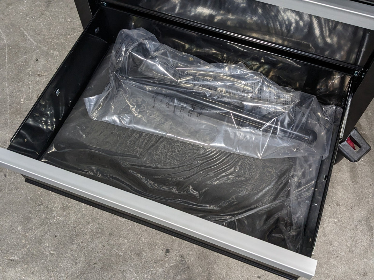 Pro Source 5 Drawer Tool Box Roller Cabinet 33 x 26 x 18 Steel Black