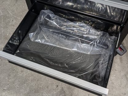 Pro Source 5 Drawer Tool Box Roller Cabinet 33 x 26 x 18 Steel Black