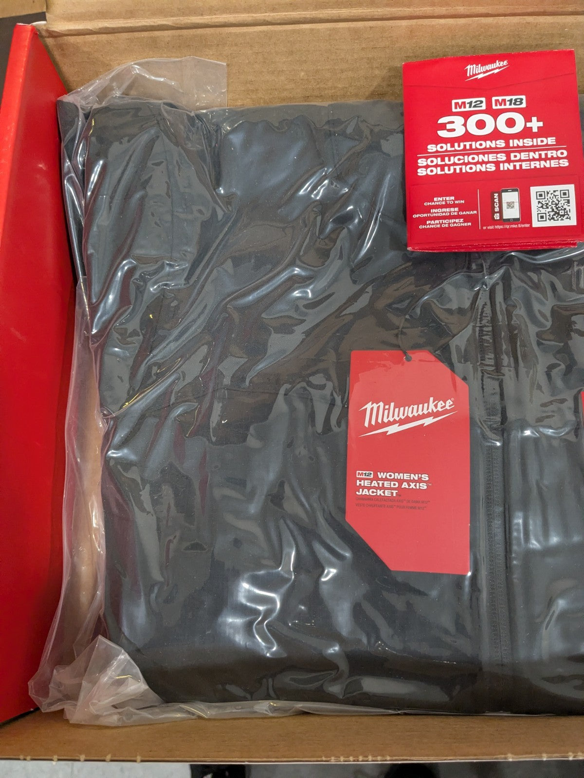 Milwaukee Heated Jacket: Size Small, Polyester, No Hood F102B-21S