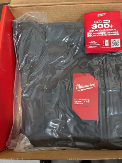 Milwaukee Heated Jacket: Size Small, Polyester, No Hood F102B-21S