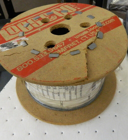 LOOS & CO. 250' Long, 1/8" x 1/8"  Galvanized Steel Wire DAMAGED GC044XXXX-0250S