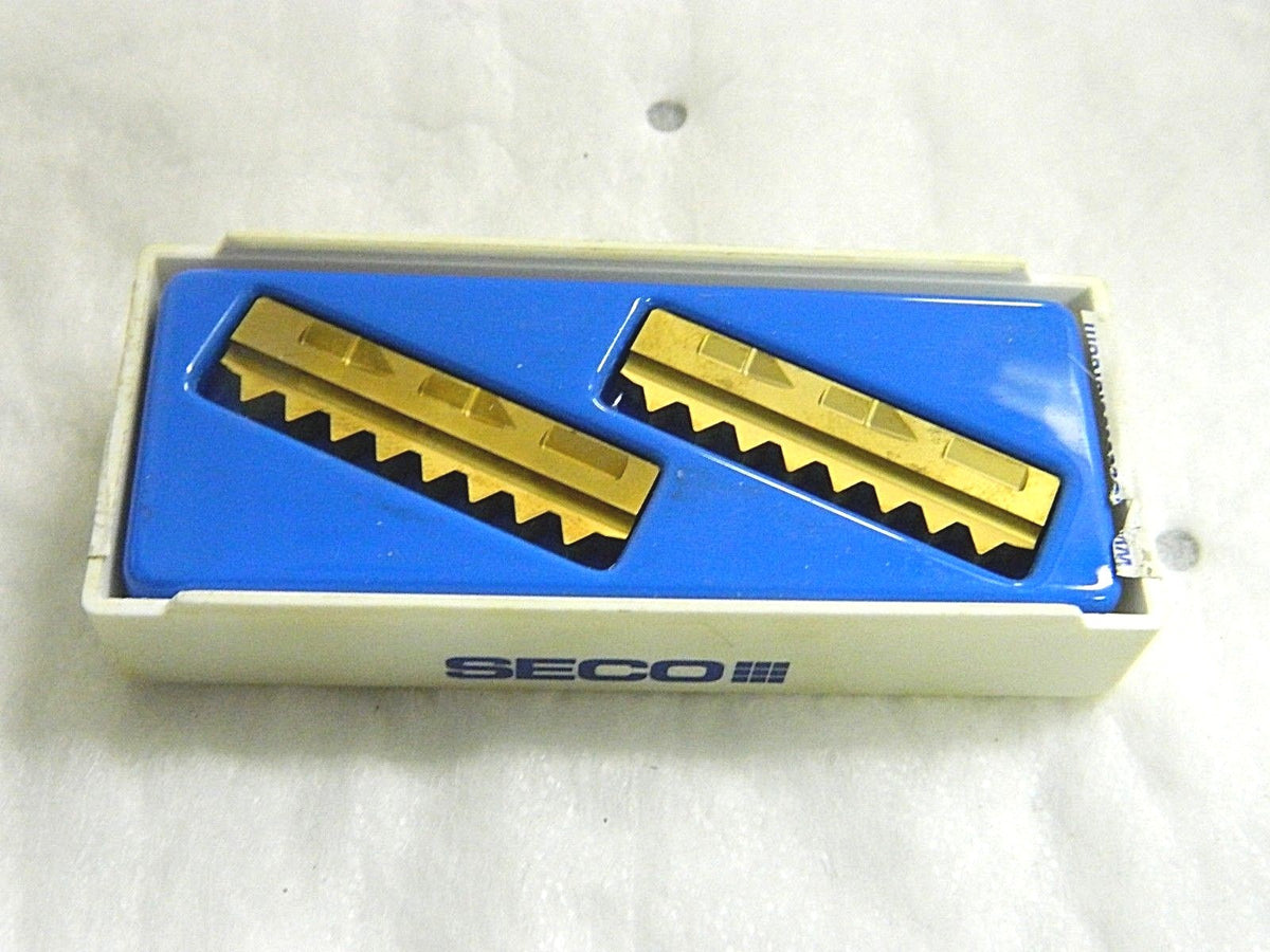 Seco Carbide Thread Mill Inserts 396.19-4005.0N4.51SO Grade F30M Qty 2 96237