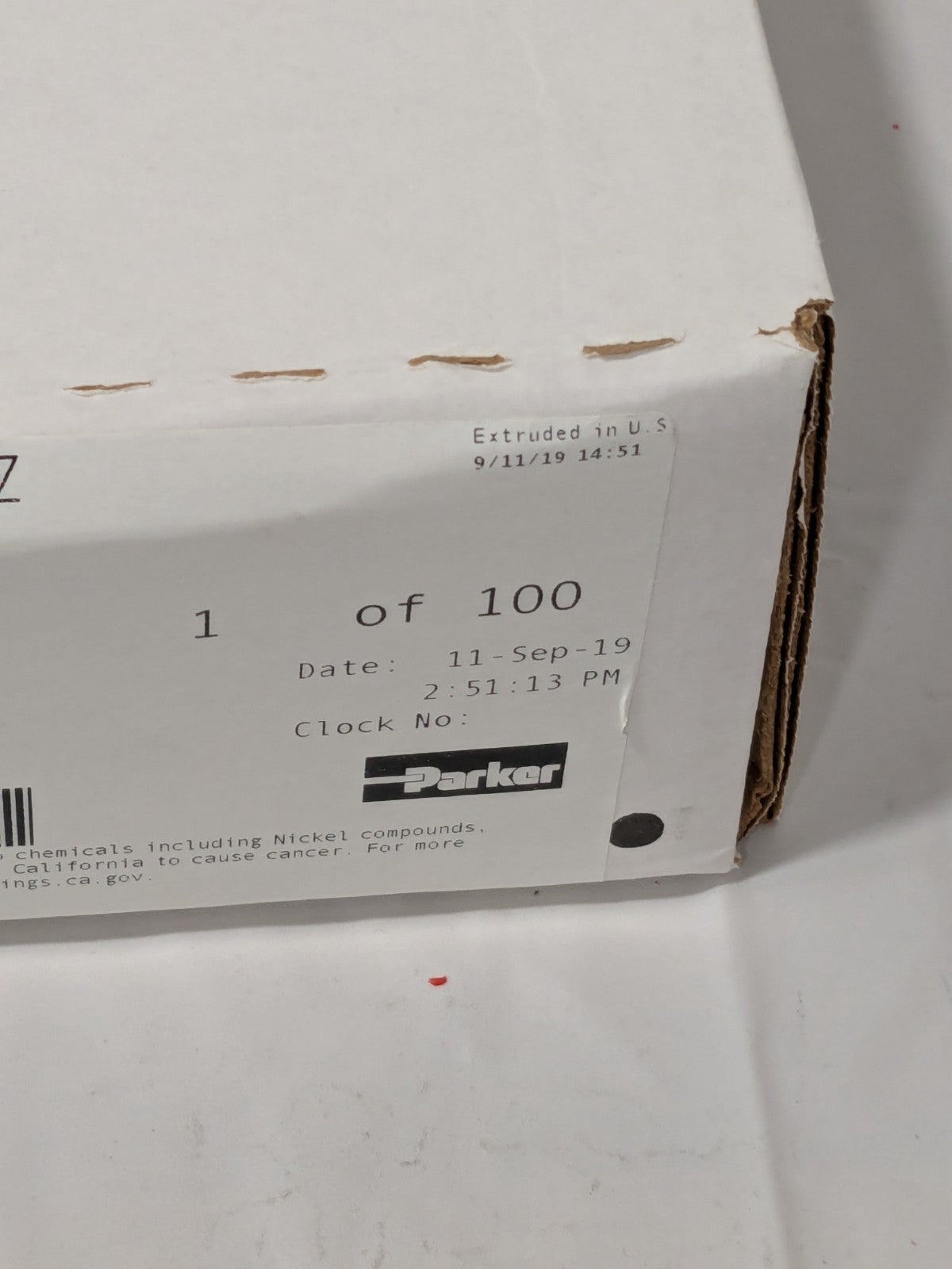 Parker Nylon Tube: 0.275" ID, 3/8" OD, 100' Long NN-6-050-EZ