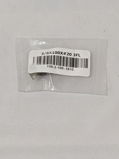Adjustable Stop Countersink 2-1/2" OAL, 3/8" Head Diam, 3 FL 150-3-100-.1610