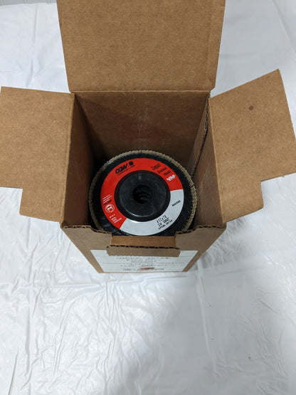 CGW Flap Disc: 4-1/2 Dia, 7/8 Hole, 60 Grit, ZA, Type 27 Qty 8 39724